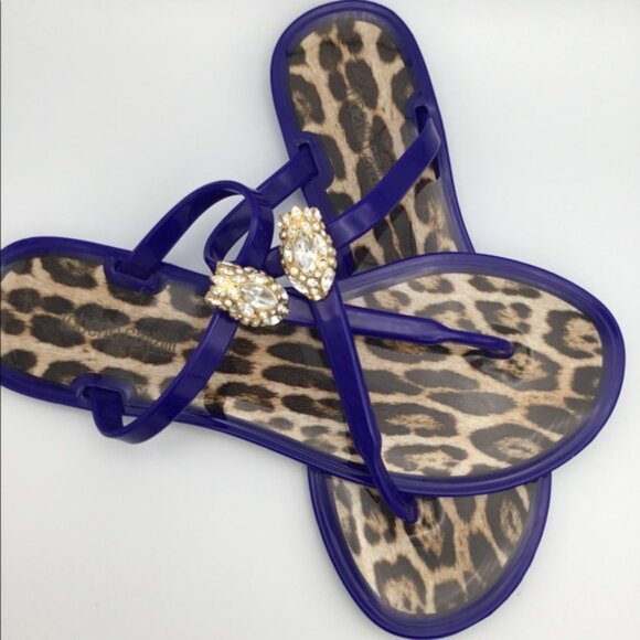 Roberto Cavalli Blue Purplish sandals, IT Sz 37